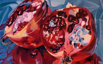 Kunstausstellung in der Oberberg Fachklinik Weserbergland Gesine Imhof Gemälde