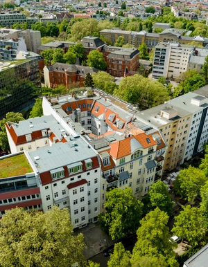 Luftaufnahme der Oberberg Fachklinik Fasanenkiez Berlin